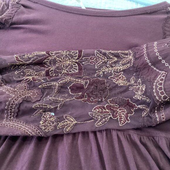 Free People Penny peplum embroidered top size XS - Picture 15 of 16